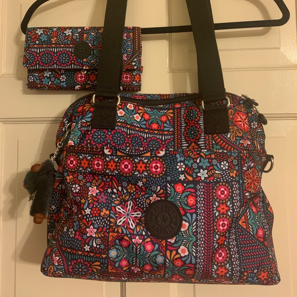 Kipling Shoulder Bag with matching Wallet